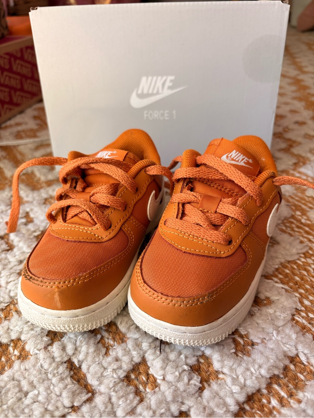 Nike Kids Orange Force 1 Lvl 2